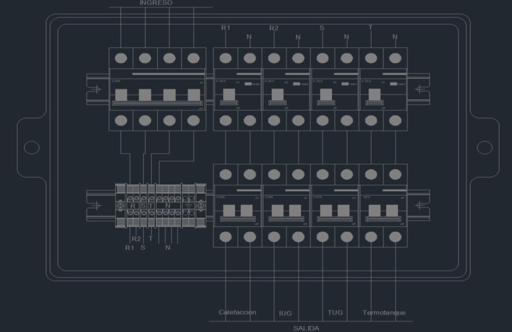 Home Distribution Panel Layout
