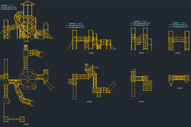 Children Playground Cad Layout