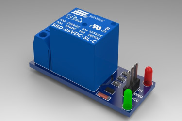 Relay Module Cad Model