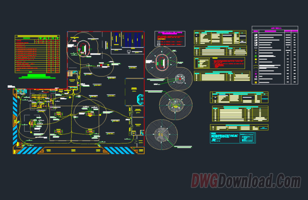 Lpg Electrical Station Free Dwg