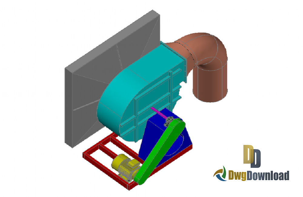 turbine dwg, 3D turbine dwg, 3D dwg drawing about  categories of 3D-Model,electrical 