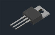 3D T0220 Transistor Dwg Download