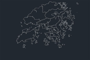 Hong Kong Map Dwg Download