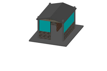 Guardhouse 3D Drawing