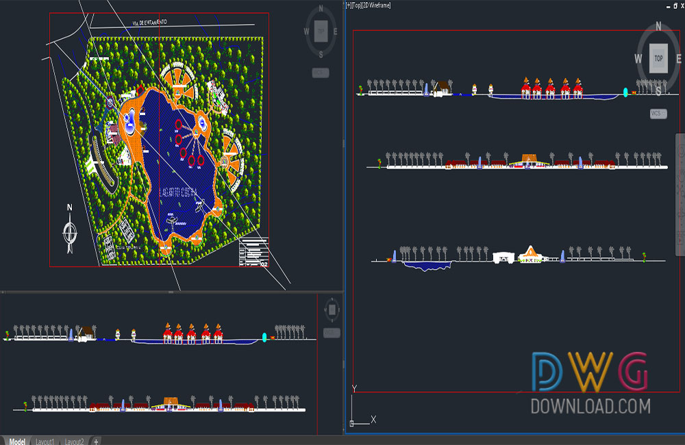 Ecological Holiday Center Dwg Project