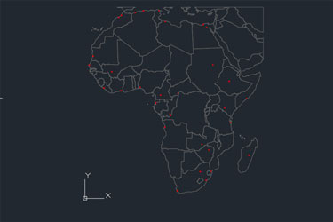 Africa Map Dwg Download