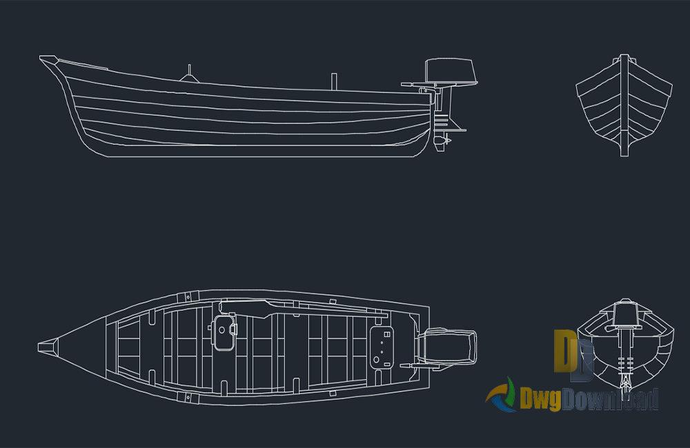 ship dwg, ship detail dwg, motorboat dwg about  categories of vehicles,boat-ship 