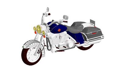 Harley Davidson Motorcycles Revit 3D Model