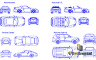 Porsche Car Details Dwg Download