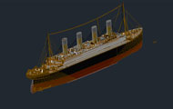 Titanic 3D Drawings