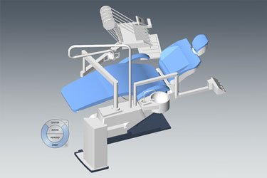 Dentist Chair İnstrumental Revit 3D Model