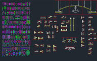 Plenty Of Ceiling And Molding Cad Library