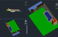 3D Jacuzzi Detail Drawing