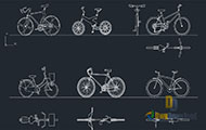 Bicycles Cads Blocks Dwg Download