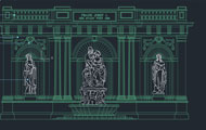 Historical Door Building Cad Drawings