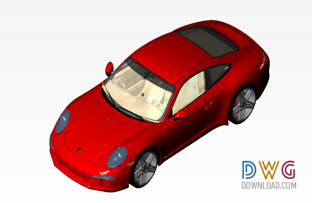 Porsche 911 Carrera Revit 3D Model » 