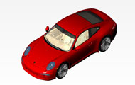 Porsche 911 Carrera Revit 3D Model