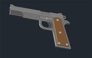 Gun 3D Dwg