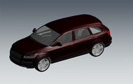 Audi Q7 Revit 3D Model