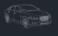 Jaguar Car Dwg Drawing