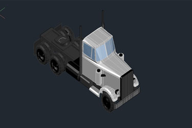 Super 3D Truck Dwg Drawing