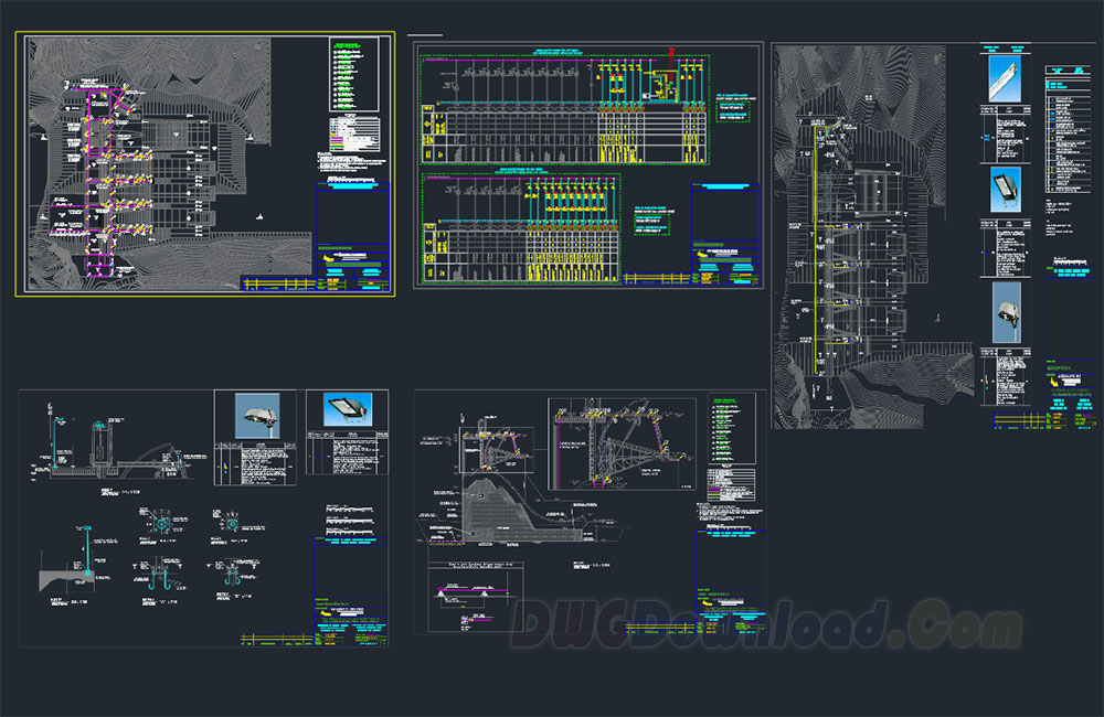Hydroelectric Power Plant Dwg, electrical dwg project about  categories of electrical 