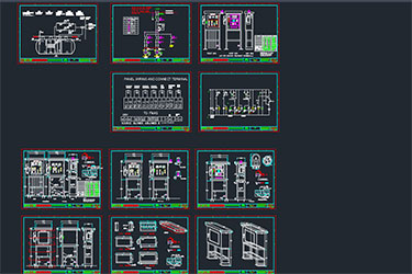 Control Panel Electrical Detail Relationship Project Dwg