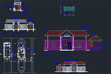 Guard House Draw Autocad Dwg