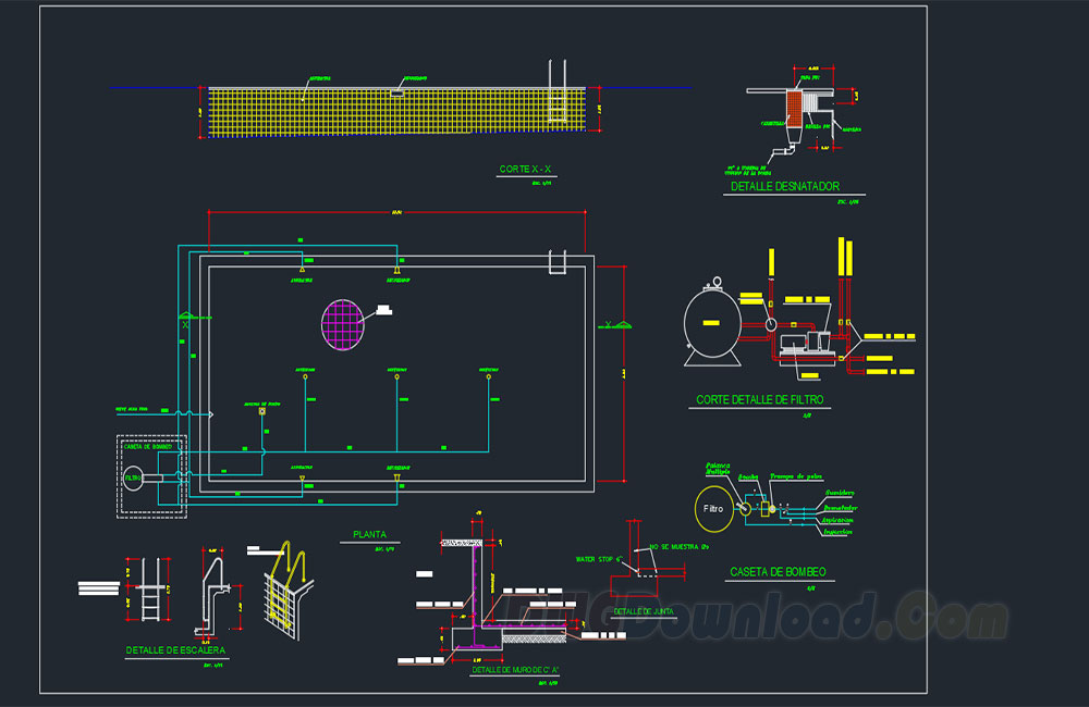 swimming pool, swimming pool dwg, swimming pool dwg drawing about  categories of pool 