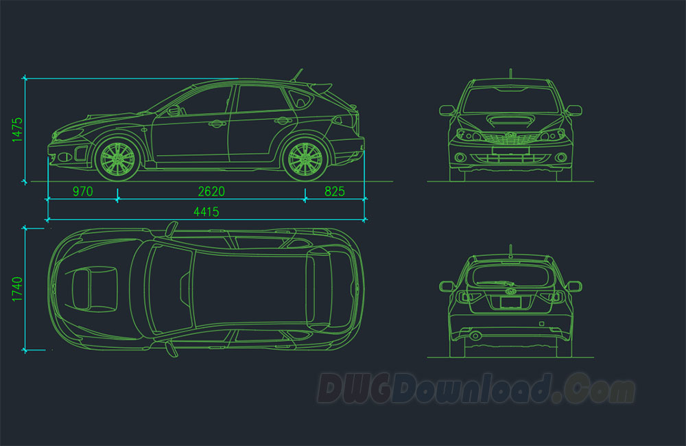 car dwg, car cad blocks about  categories of cad-blocks,vehicles 